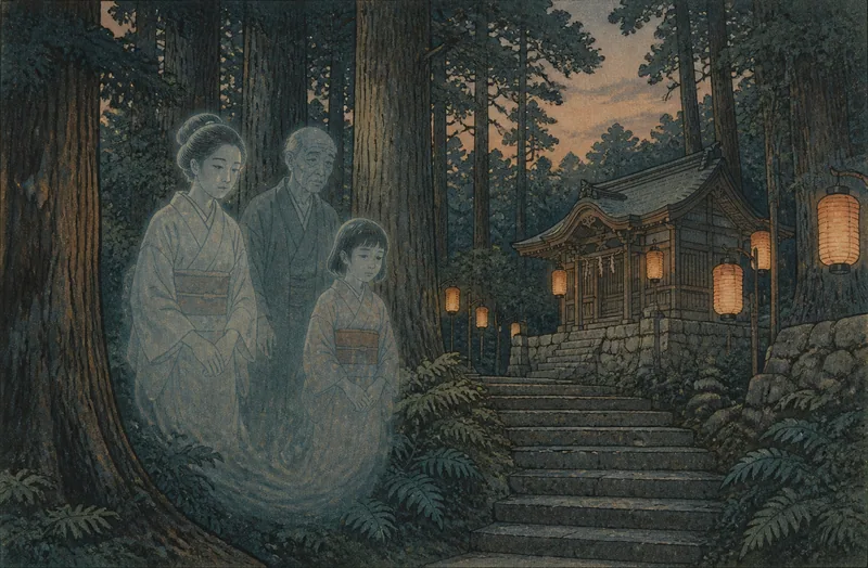 死人の魂のイメージ挿絵