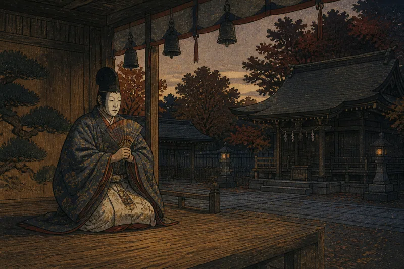 神事能のイメージ挿絵