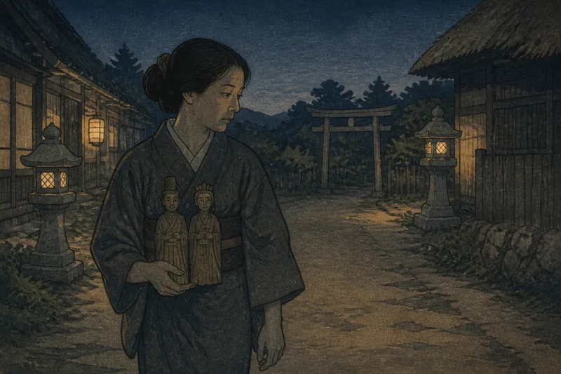 三春の神明様のイメージ挿絵