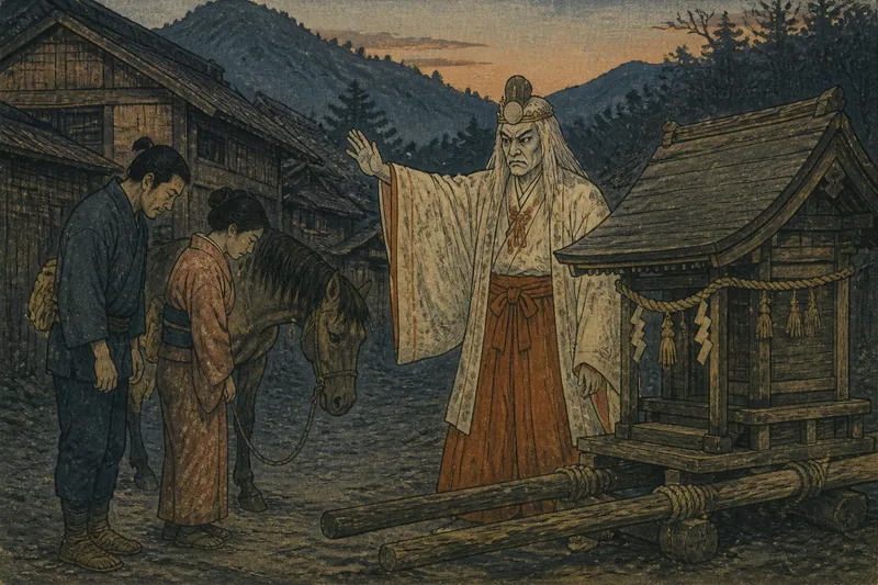白倉神社の神様のイメージ挿絵