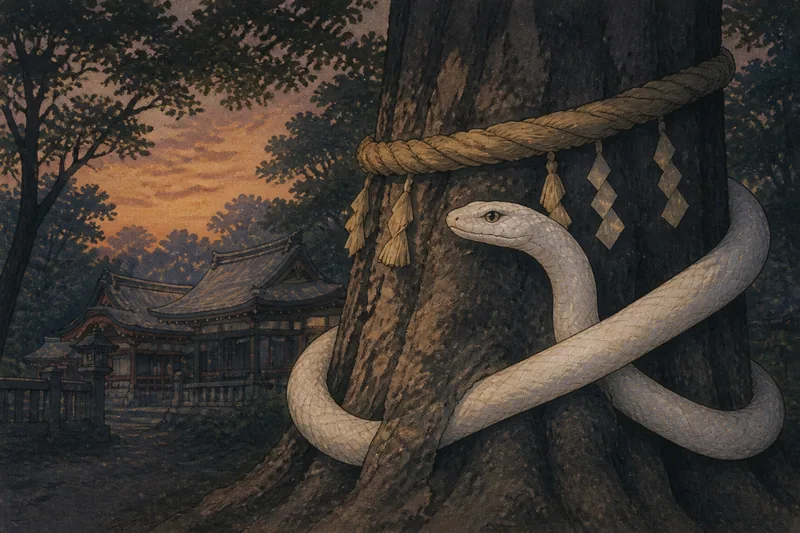 白蛇のイメージ挿絵