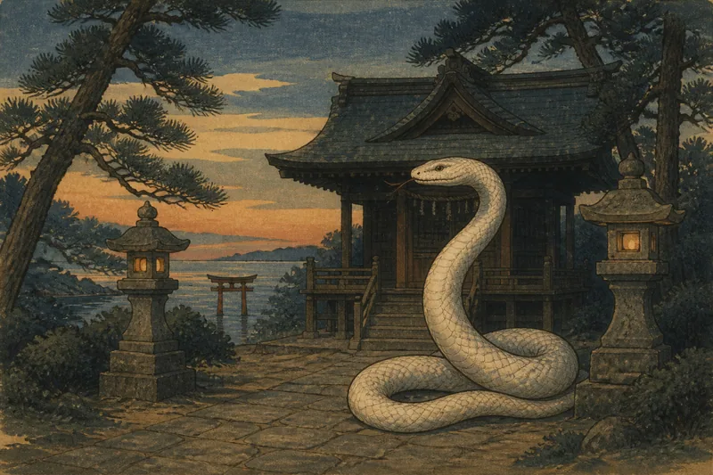 シロンゴの白蛇のイメージ挿絵