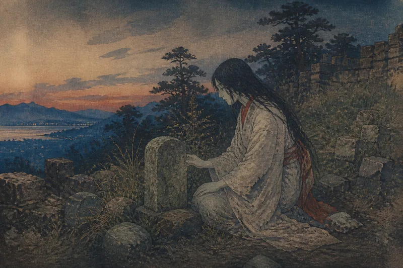 城山くずれの墓のイメージ挿絵