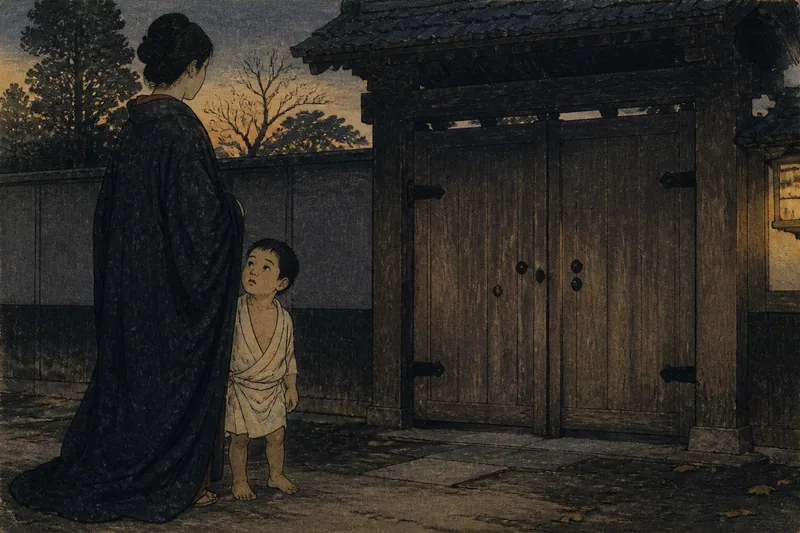 常磐の遺児のイメージ挿絵