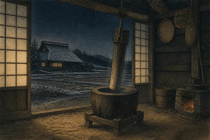 静か餅のイメージ挿絵