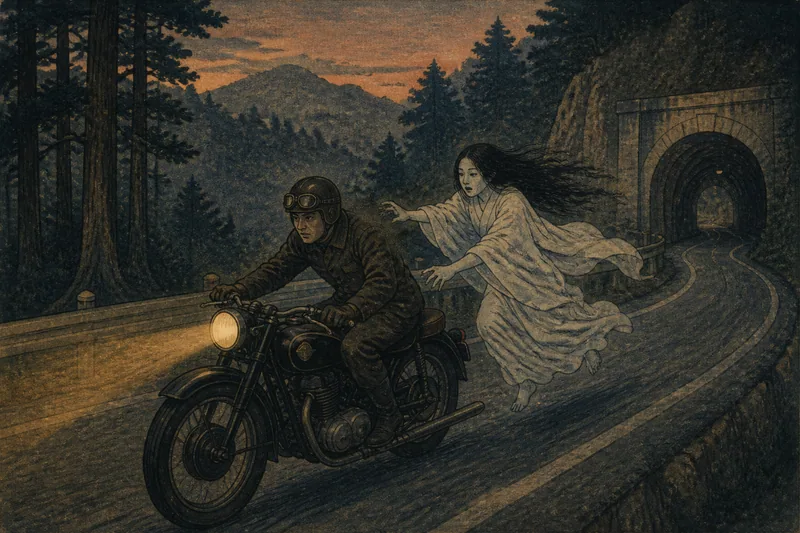正丸峠・正丸トンネルのイメージ挿絵
