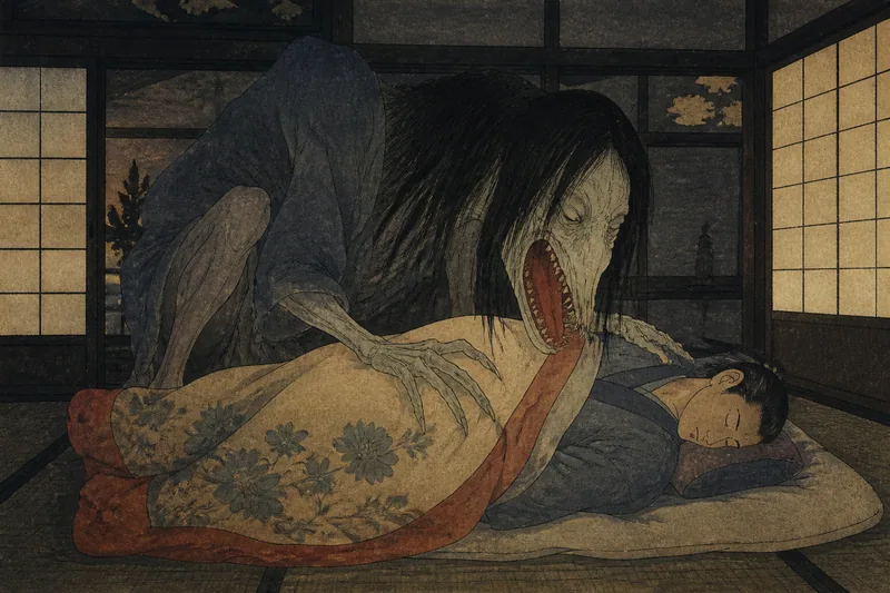 食い殺された幼児のイメージ挿絵