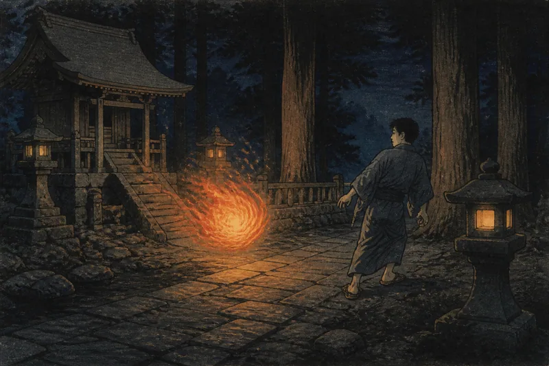 庄の鬼火のイメージ挿絵
