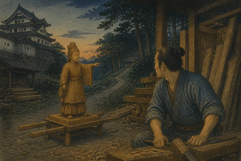 小田原の移された聖徳太子像のイメージ挿絵