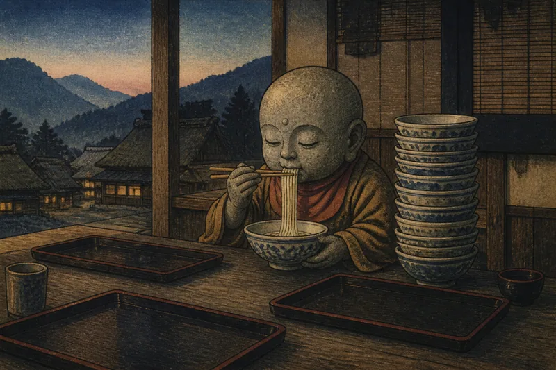素麺地蔵のイメージ挿絵