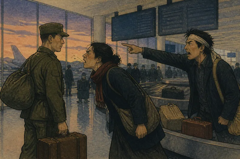 ベトナム帰還兵に唾を吐きかけた説のイメージ挿絵