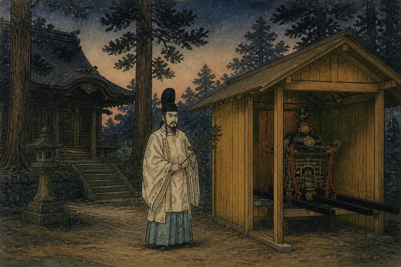 諏訪神社の神のイメージ挿絵