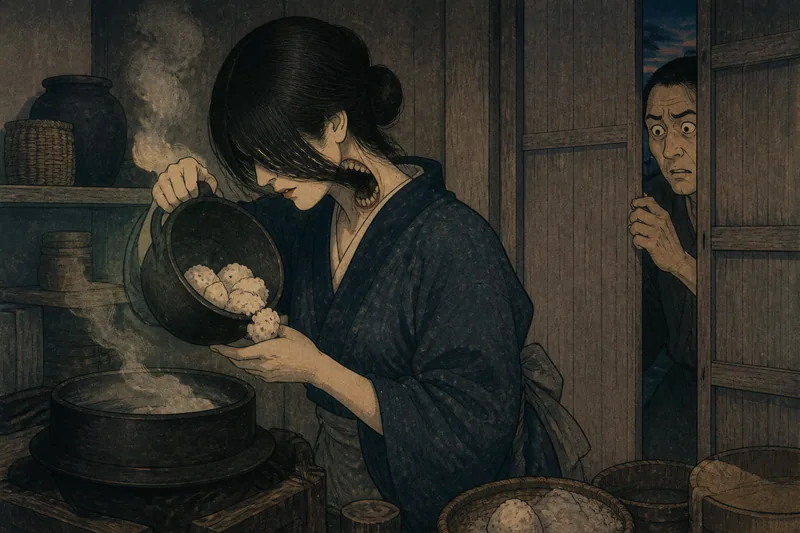 食べ物を食べない女のイメージ挿絵