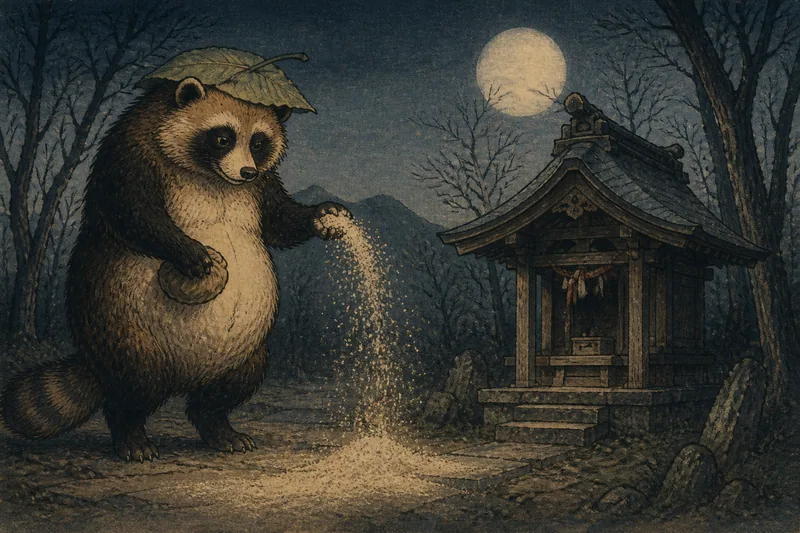 狸のイメージ挿絵