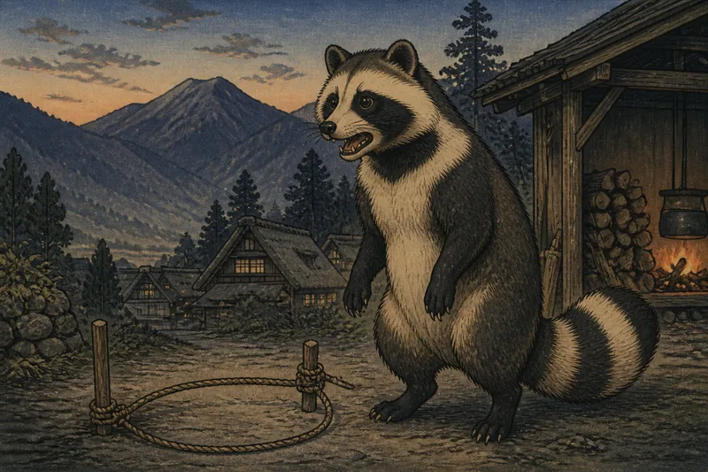 狸のイメージ挿絵