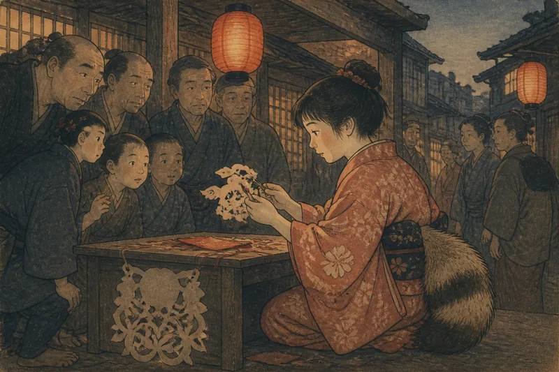 狸のイメージ挿絵