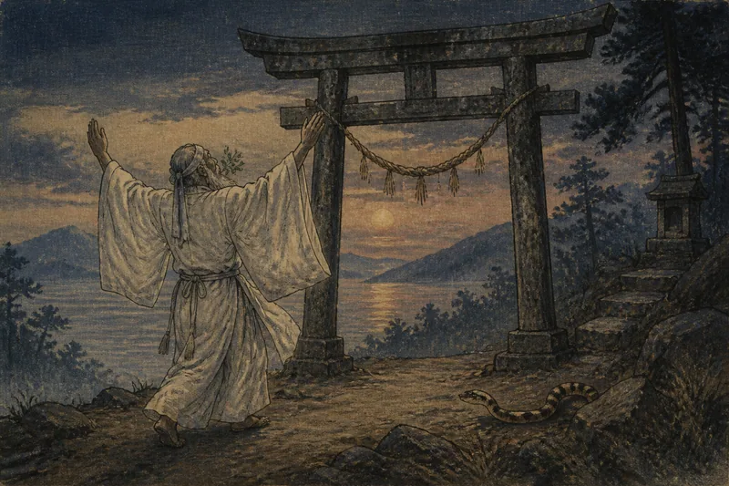 田代潟の神様のイメージ挿絵
