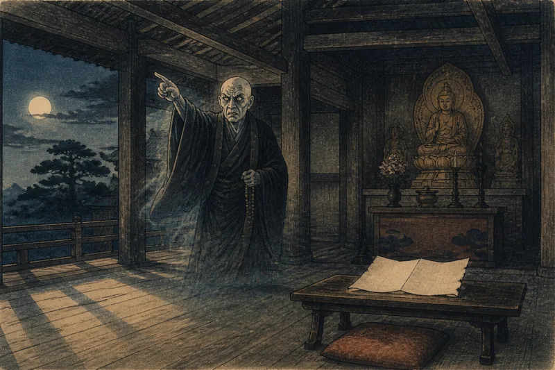 長明寺の祟りのイメージ挿絵