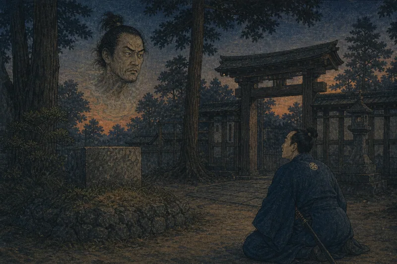 川上八幡宮の祟りのイメージ挿絵