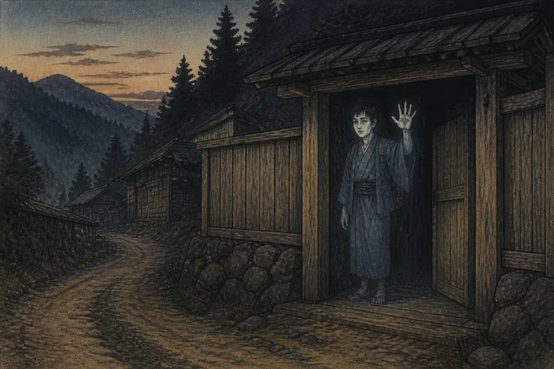 殺された若者の祟りのイメージ挿絵