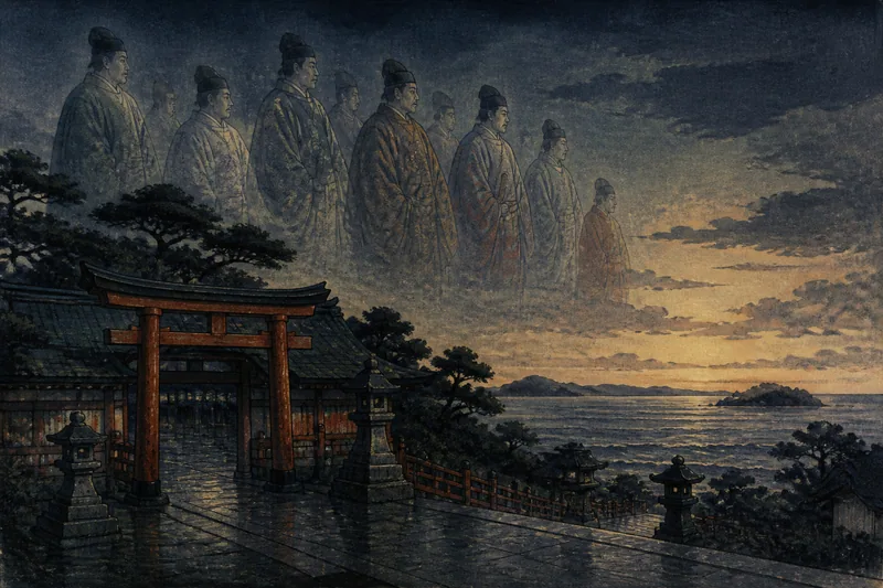 平家の祟りのイメージ挿絵
