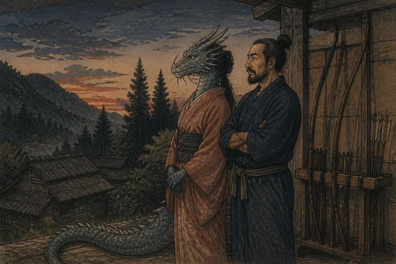 各務原の龍女の山姥成仏のイメージ挿絵