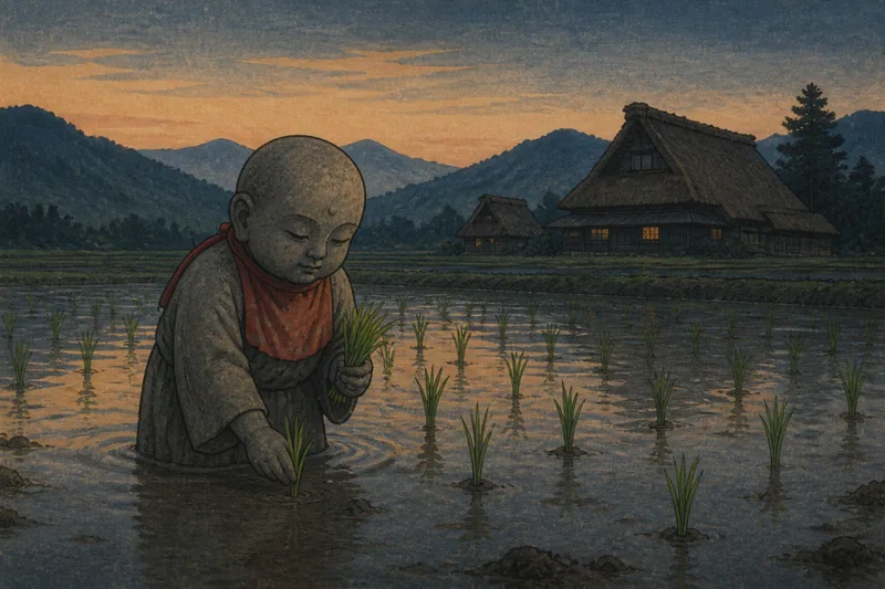 田植地蔵のイメージ挿絵