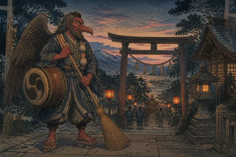 天狗のイメージ挿絵