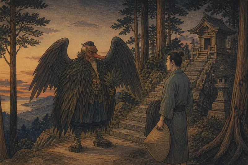 八代の彦一と天狗の弱点のイメージ挿絵