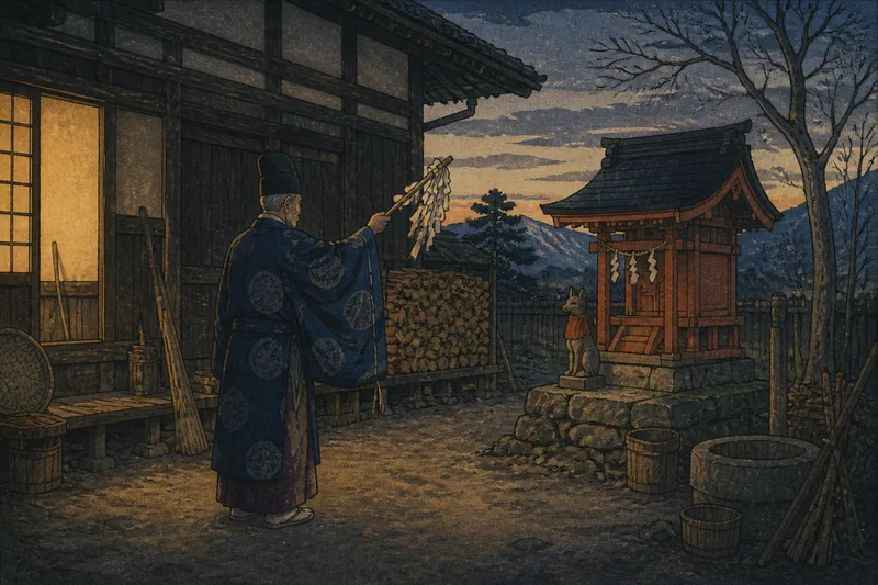 安曇野市の稲荷を移すテングサマのイメージ挿絵