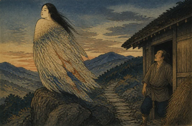 天女の羽衣のイメージ挿絵
