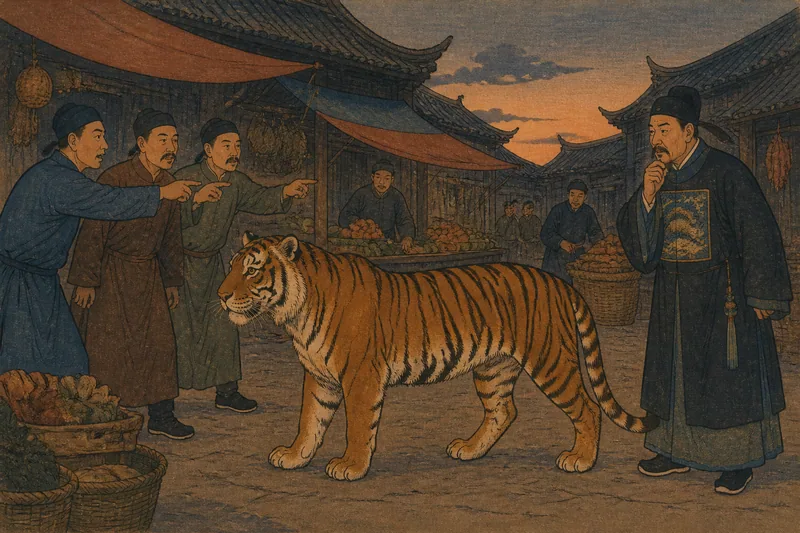三人虎を成すのイメージ挿絵