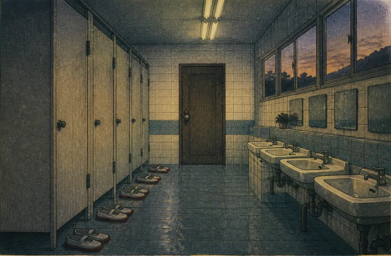 トイレの怪のイメージ挿絵