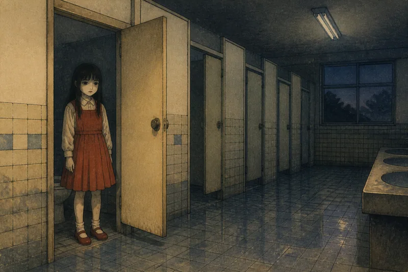 トイレの花子さんのイメージ挿絵