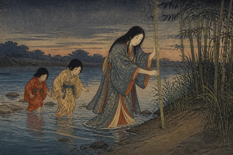 常盤御前のイメージ挿絵