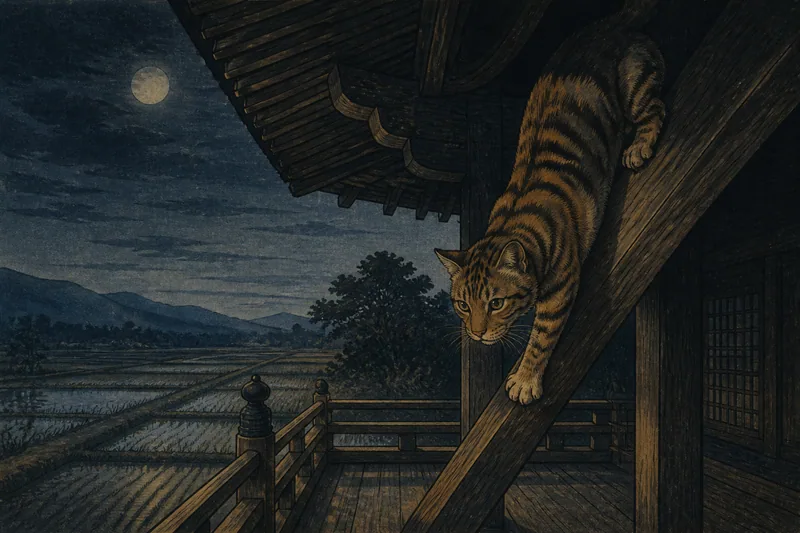 虎猫のイメージ挿絵