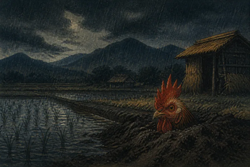 鶏っコ田のイメージ挿絵