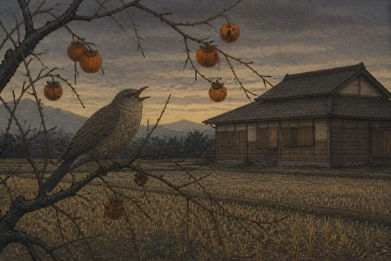 鳥の鳴き声のイメージ挿絵