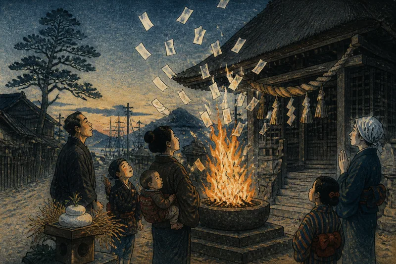 年初火祭のイメージ挿絵