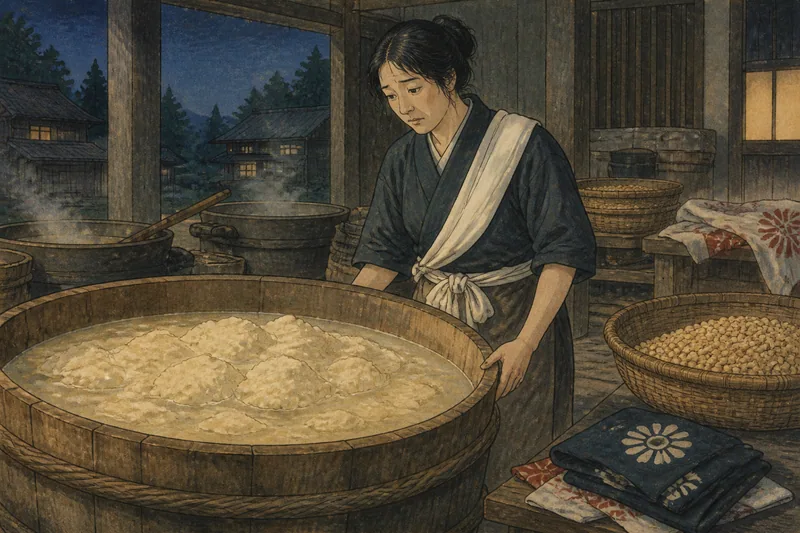 王祇祭の豆腐のイメージ挿絵