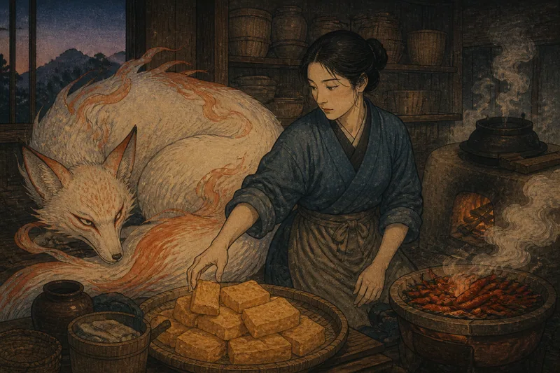 軽井沢の狐憑き落としのイメージ挿絵