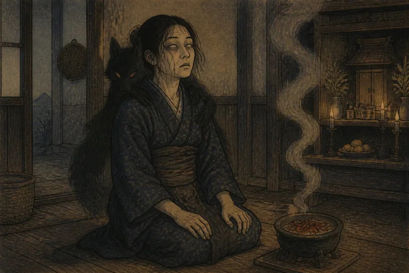 小諸の唐辛子と御嶽の憑き落としのイメージ挿絵