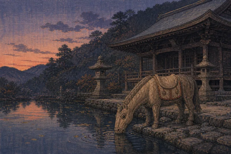 西山寺の絵馬のイメージ挿絵