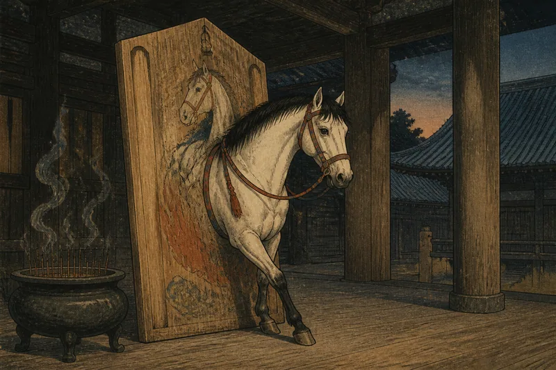 海蔵寺の絵馬のイメージ挿絵