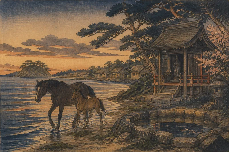 馬背島のイメージ挿絵