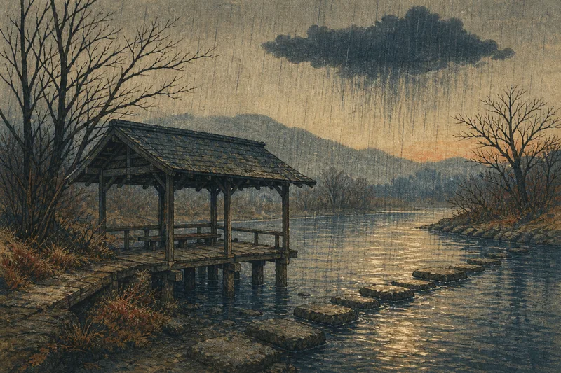 梅若の涙雨のイメージ挿絵
