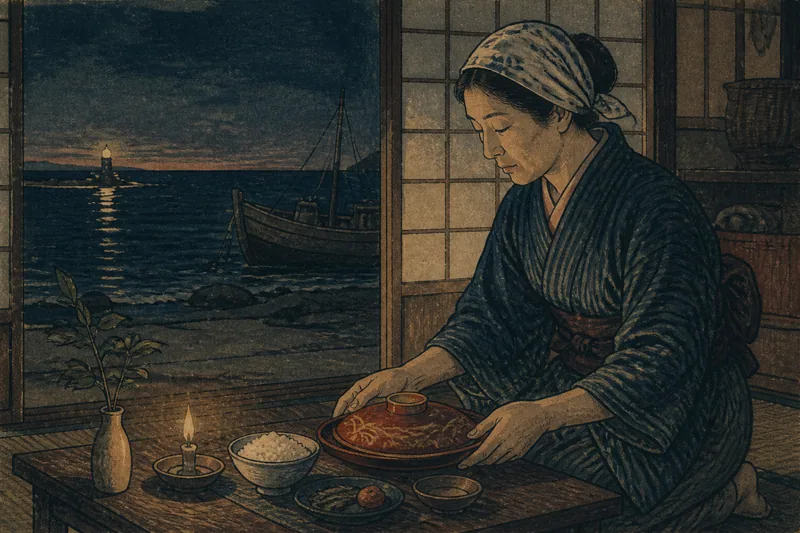 海に関する俗信のイメージ挿絵