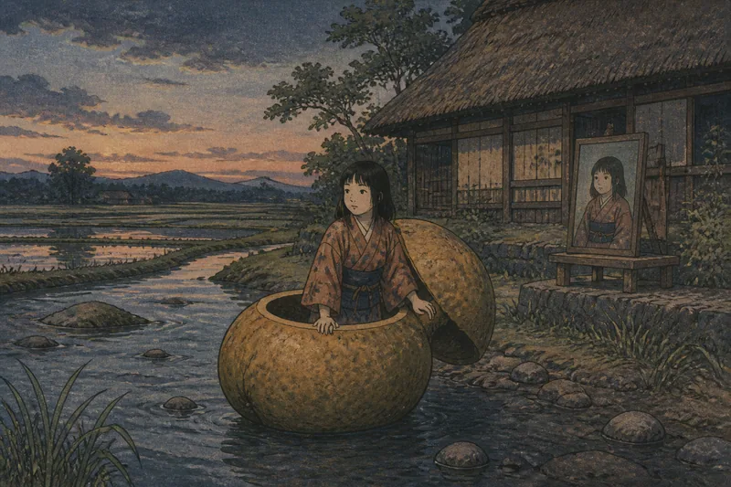 瓜子姫のイメージ挿絵