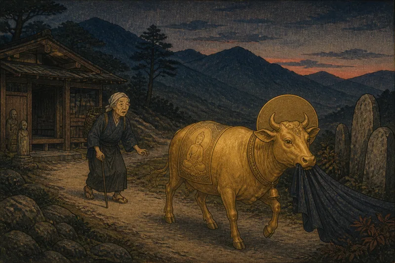 牛に引かれて善光寺のイメージ挿絵
