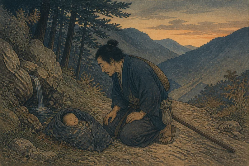 若返りの水を飲みすぎたお爺さんのイメージ挿絵